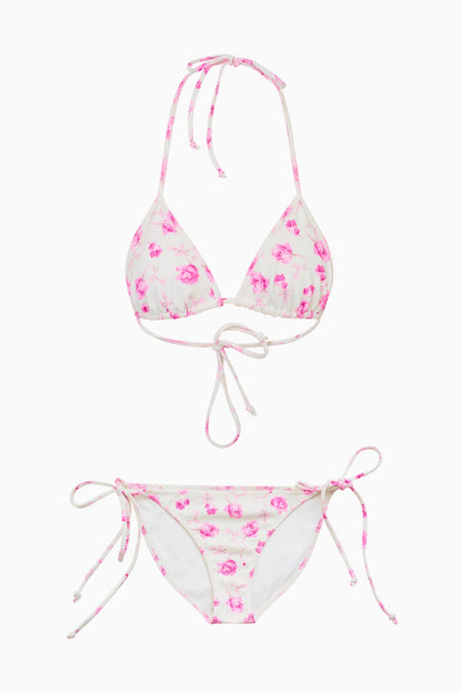Harbor Floral Triangle Bikini - STERLING DUSK