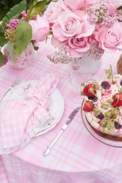 Yarn Dye Gingham Napkins - Set of 4