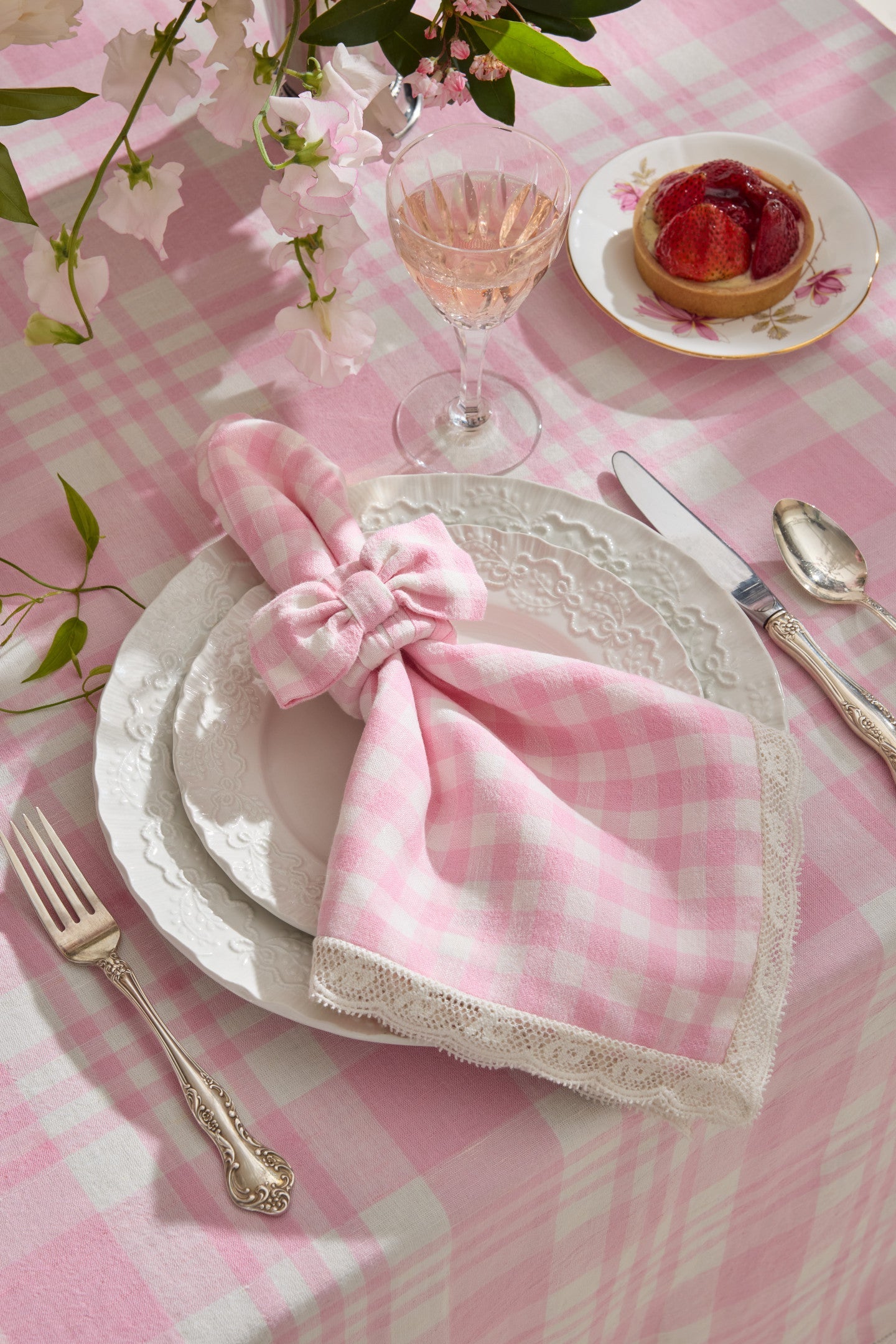 Yarn Dye Gingham Napkins - Set of 4