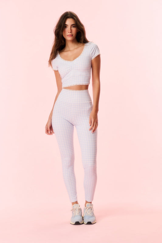 Highland Gingham Print Leggings