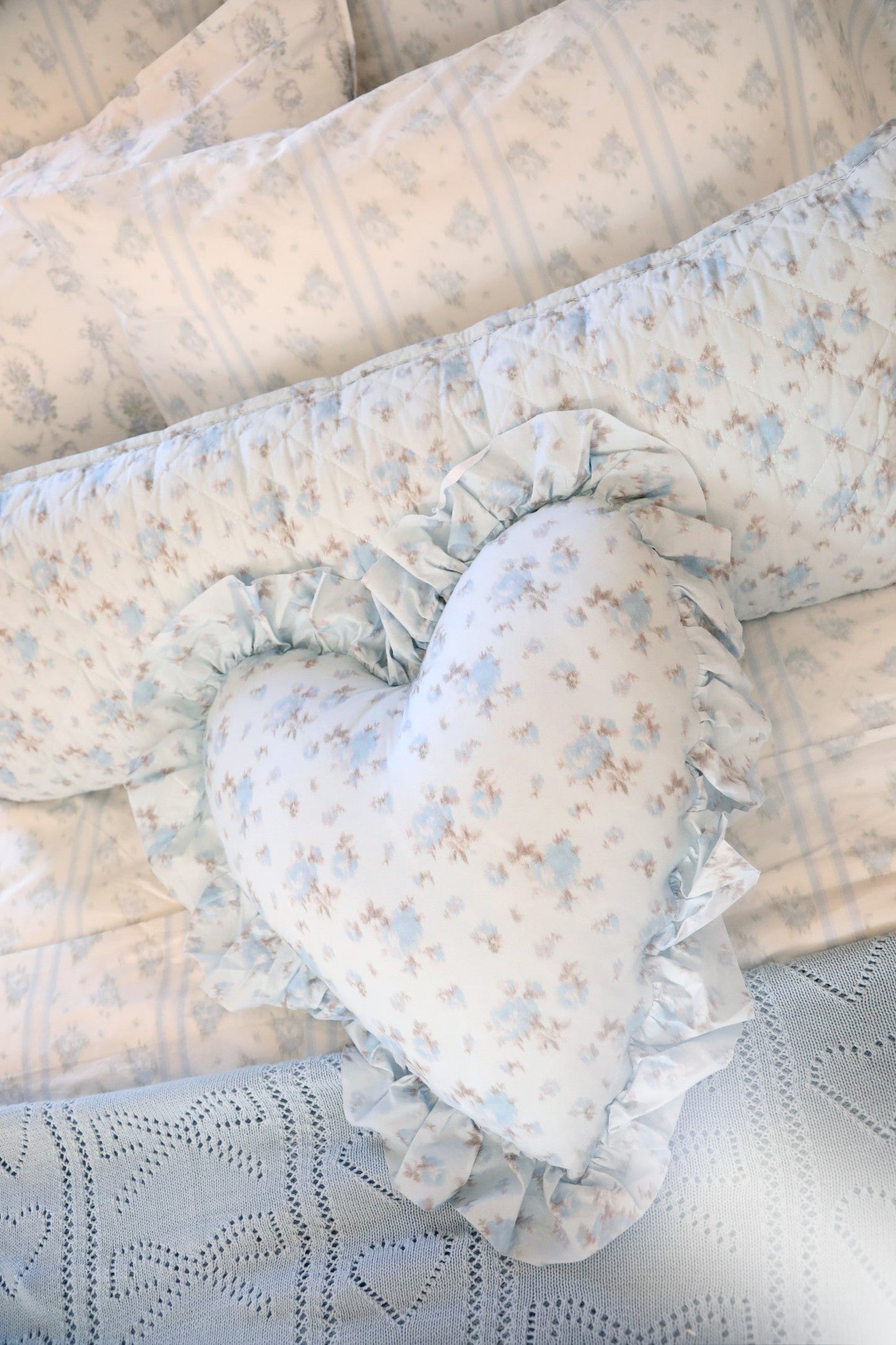Pointelle Throw Blanket- MOONLIGHT