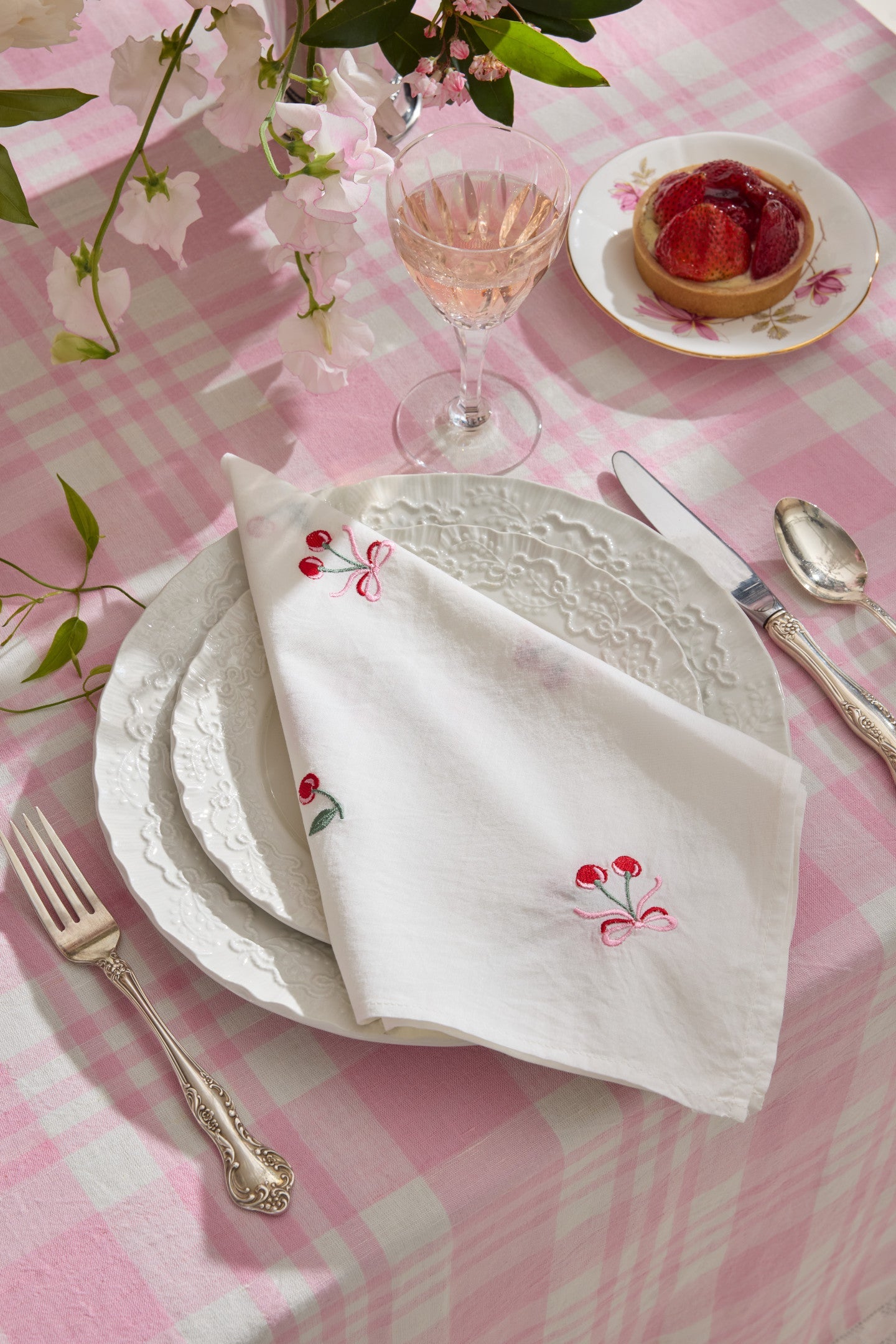 Embroidered Napkins - Set of 4