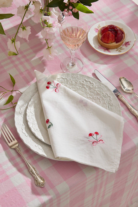 Embroidered Napkins - Set of 4