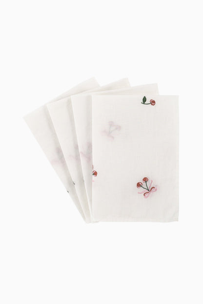 Embroidered Napkins - Set of 4