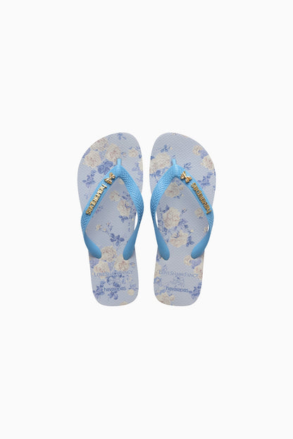 LoveShackFancy x havaianas Girls Whisper Blue Flip Flops