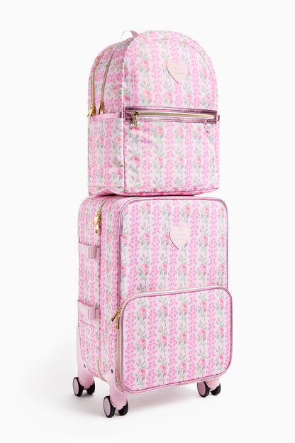 STATE x LoveShackFancy Logan Heirloom Print Carry-On Suitcase