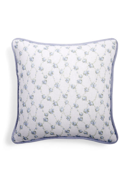 Linen Throw Pillow - MISTY LACE