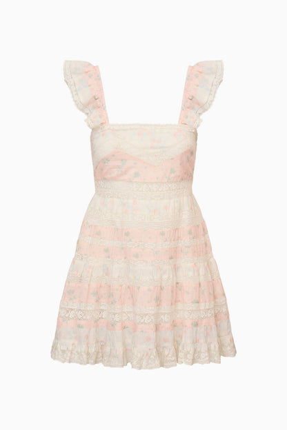 Melitta Mixed Print Mini Dress