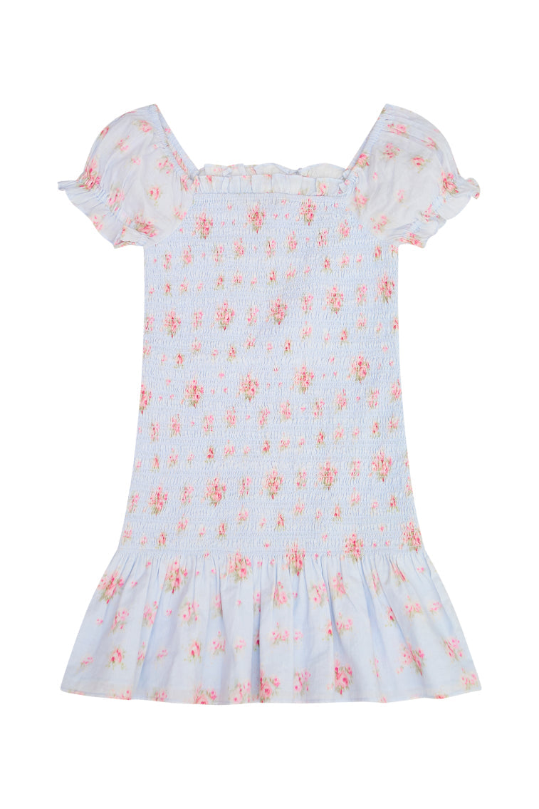 Girls Mosa Cotton Floral Dress