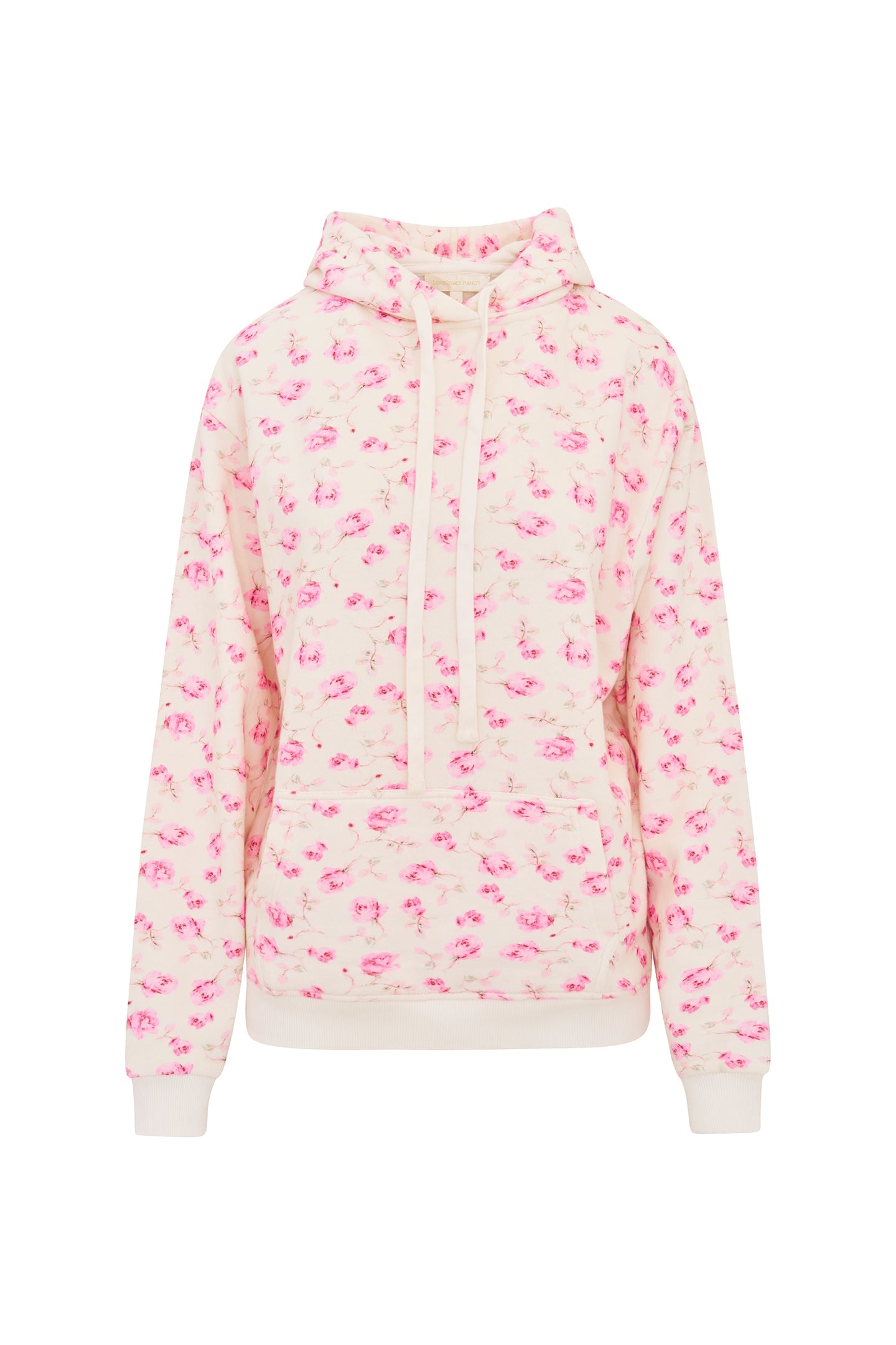 Nacova Floral Cotton Hoodie - STERLING DUSK