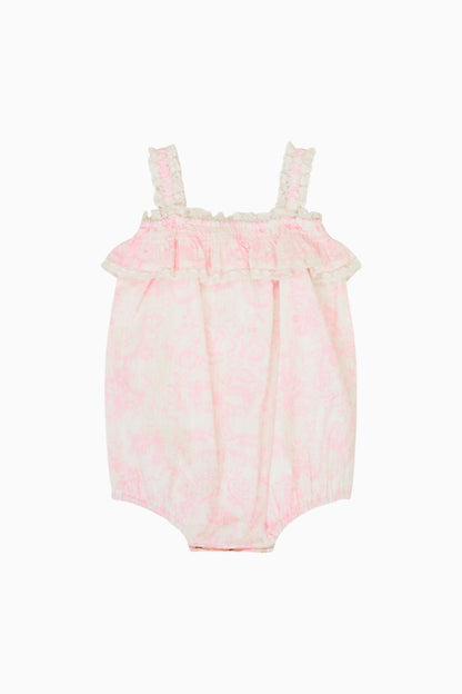 Baby Nadiana Cotton Toile Print Pinafore