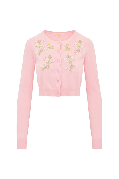 Nadima Cotton Embroidered Cardigan