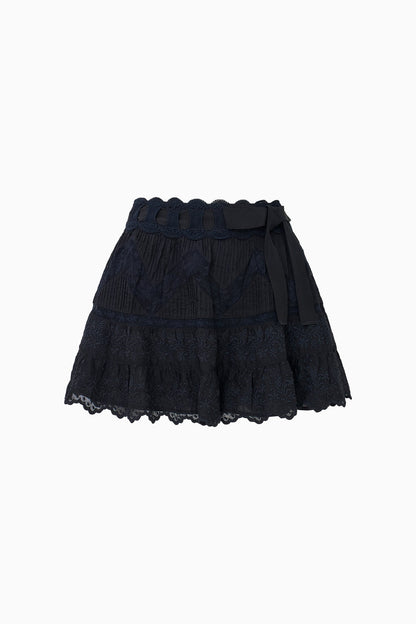 Nerina Cotton Lace Mini Skirt