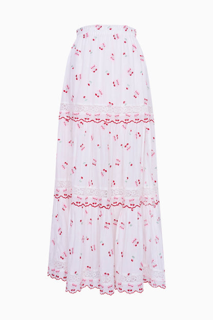 Patten Cotton Cherry Maxi Skirt