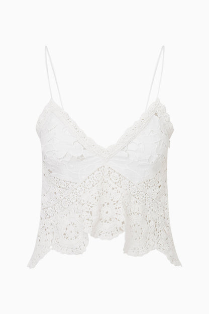 Pellier Crochet Sleeveless Top