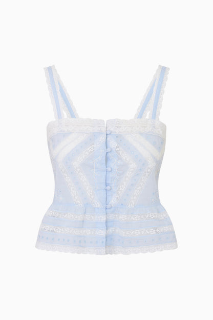 Pruitt Cotton Embroidered Top