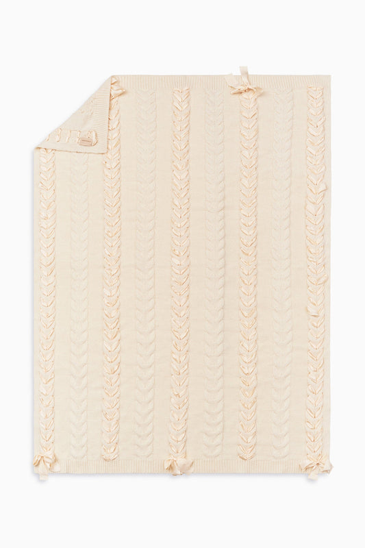 Eflore Luxe Alpaca Ribbon Blanket