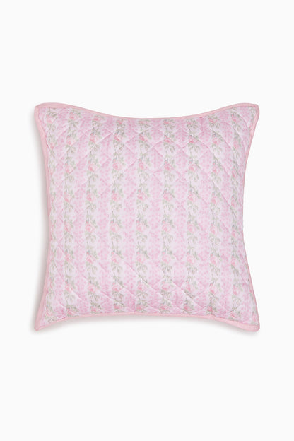 Floral Quilted Pillow