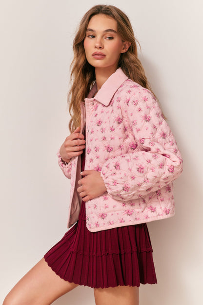 Quinlette Floral Quilted Jacket
