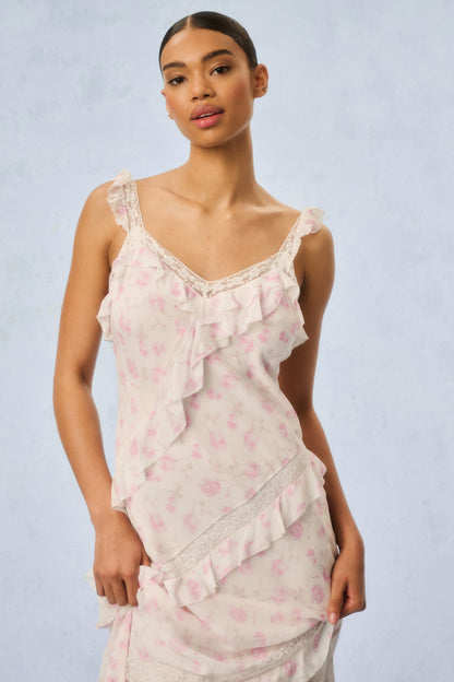 Radiance Heirloom Print Maxi Dress