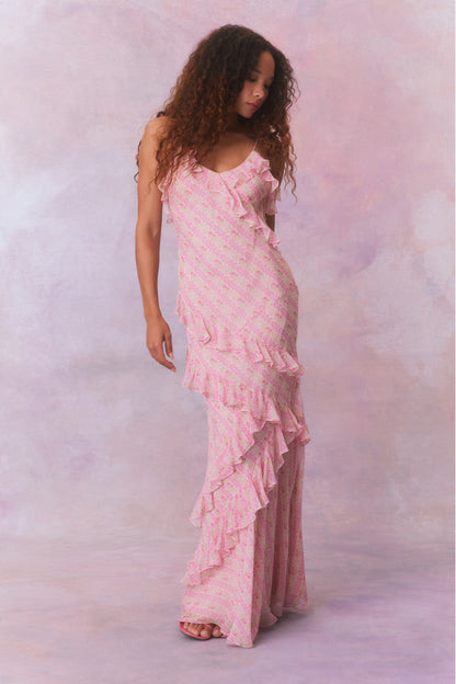 Rialto Heirloom Print Maxi Dress