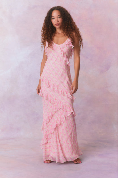 Rialto Heirloom Print Maxi Dress
