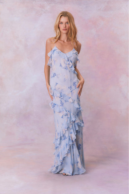 Rialto Heirloom Print Maxi Dress