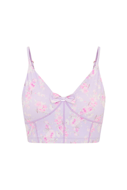 Ridgeson Floral Active Bra - HIBISCUS