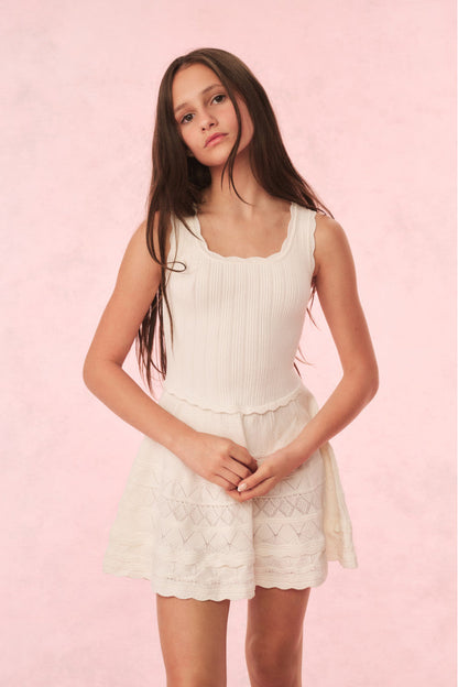 Girls Ronellia Dress - IVORY