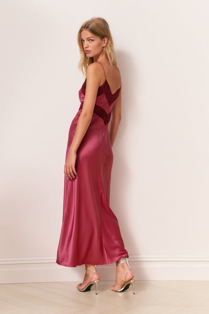 Serita Silk Maxi Dress