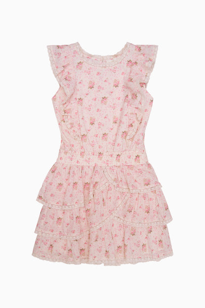 Girls Decker Cotton Garden Print Dress