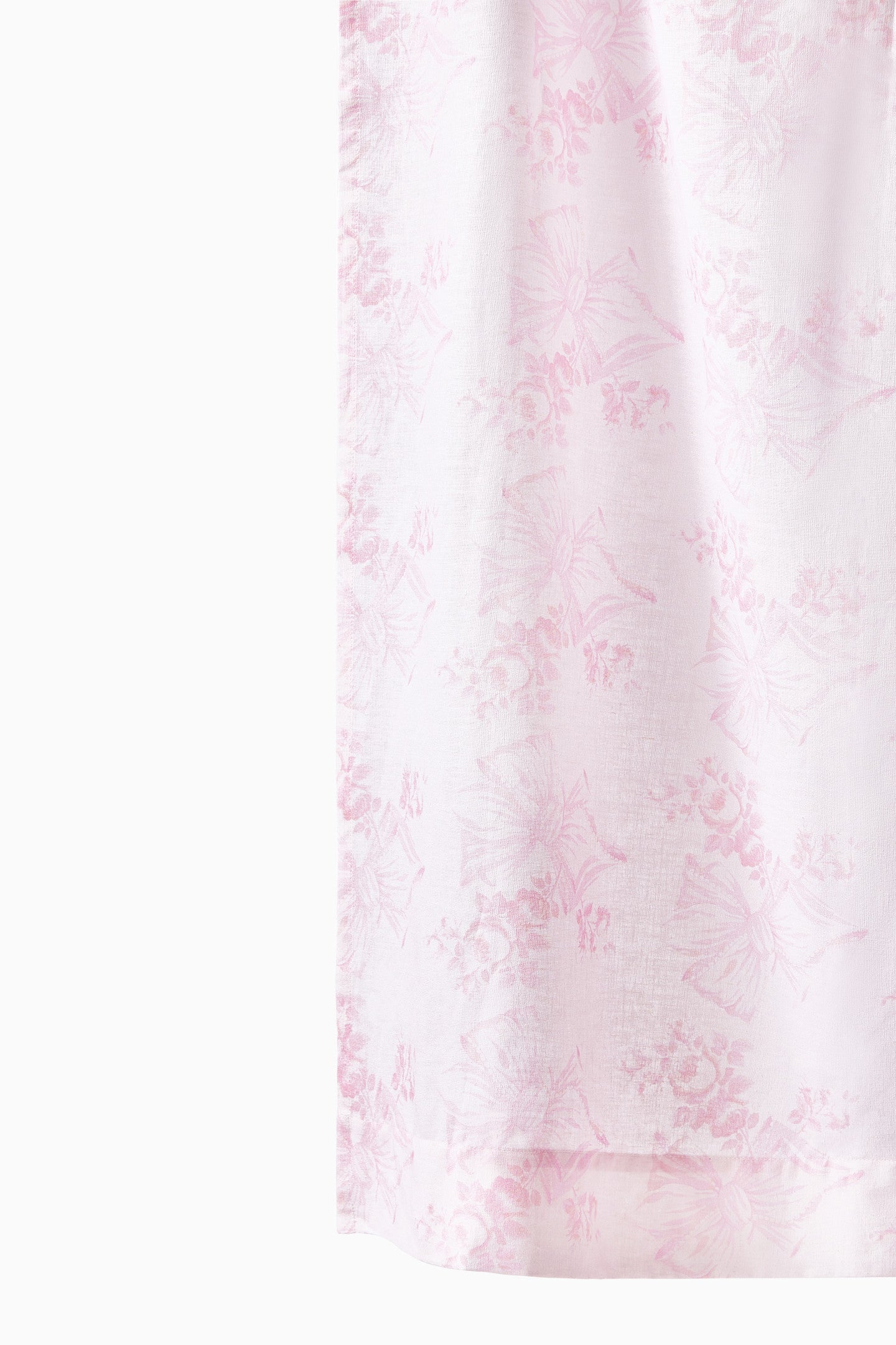 Linen Bow Shower Curtain