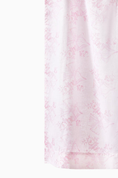 Linen Bow Shower Curtain
