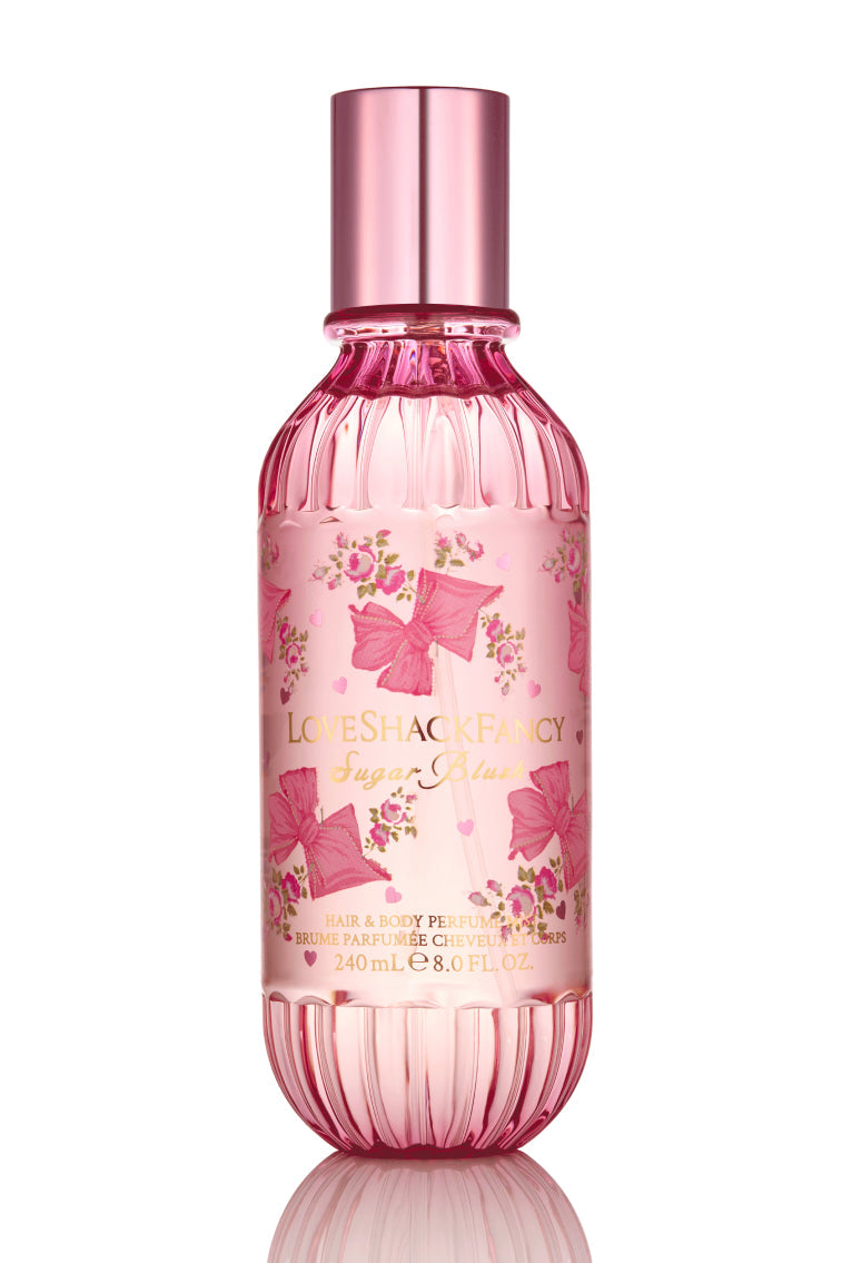 Sugar Blush Hair & Body Perfume Mist with Vanilla & Passion Fruit