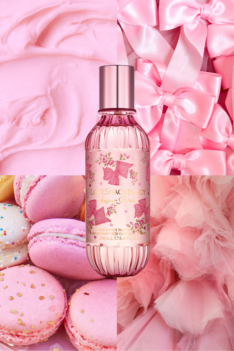 Sugar Blush Hair & Body Perfume Mist with Vanilla & Passion Fruit