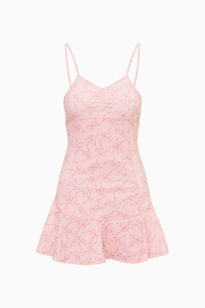 Sylvie Floral Bow Print Active Dress