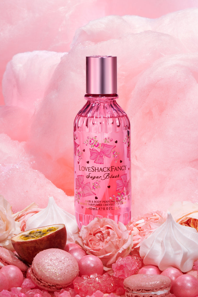 Sugar Blush Hair & Body Perfume Mist with Vanilla & Passion Fruit