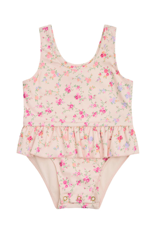 Baby Tamia Floral Ruffle Swimsuit - CONFETTI BLOOM