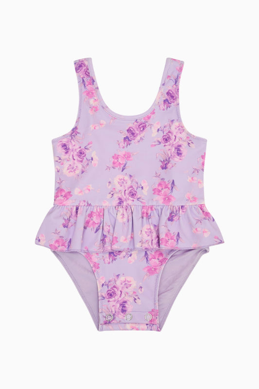 Baby Tamia Floral Ruffle Swimsuit
