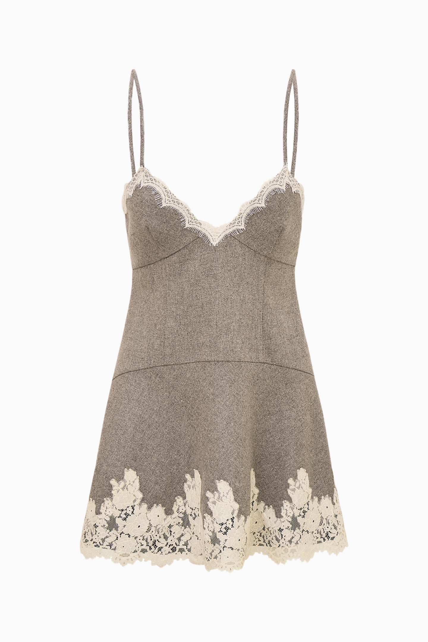 Teddi Lace-Trimmed Mini Dress