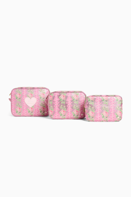 STATE x LoveShackFancy Heirloom Print Travel Pouch Set