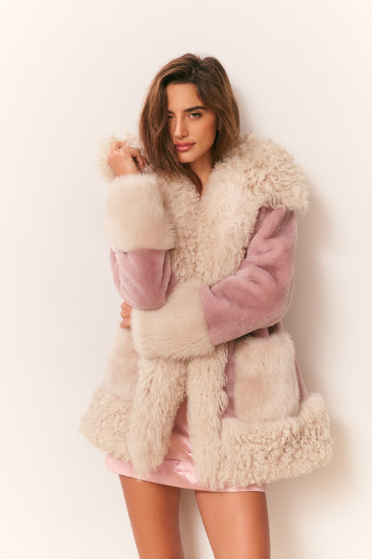 Tuskara Oversized Shearling Jacket