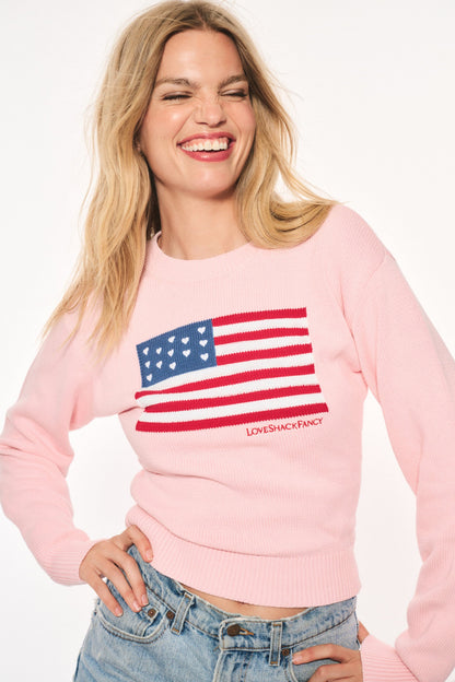 Ty Cotton Flag Pullover