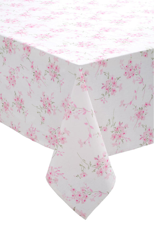 Vintage Inspired Cotton Tablecloth- STRAWBERRY BASIL