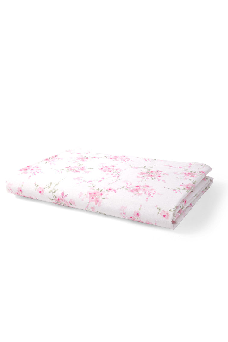 Vintage Inspired Cotton Tablecloth- STRAWBERRY BASIL