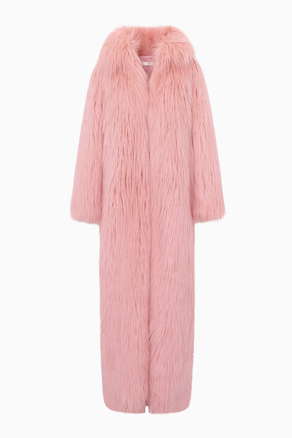 Valia Long Faux Fur Coat