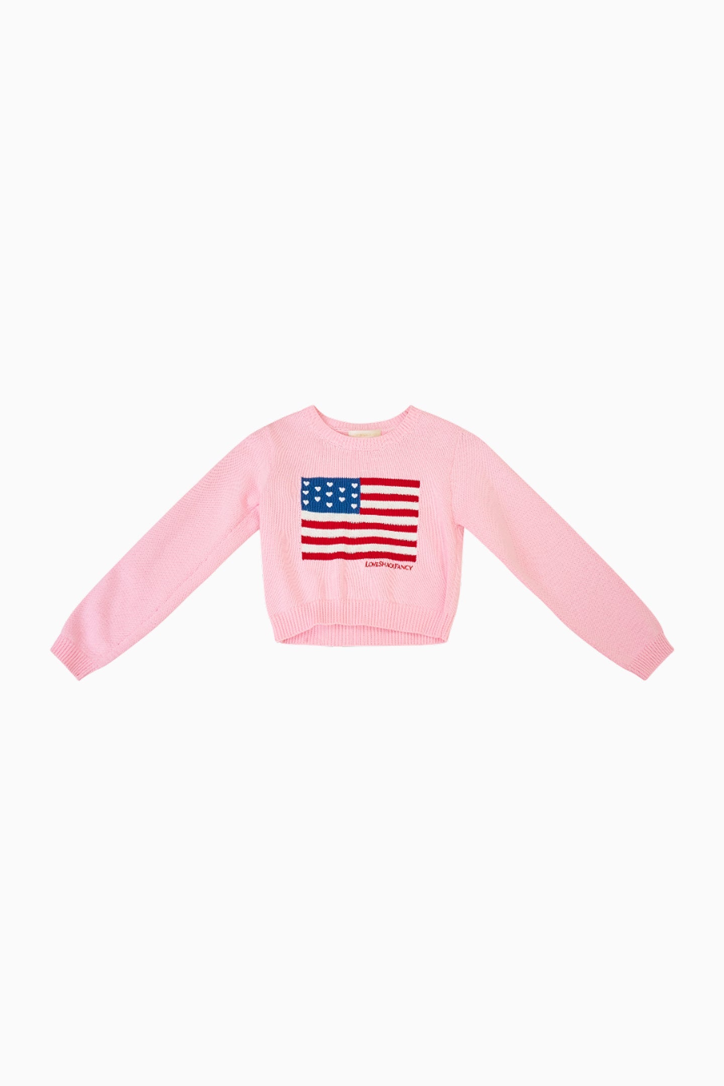 Girls Viennetta Cotton Flag Sweater