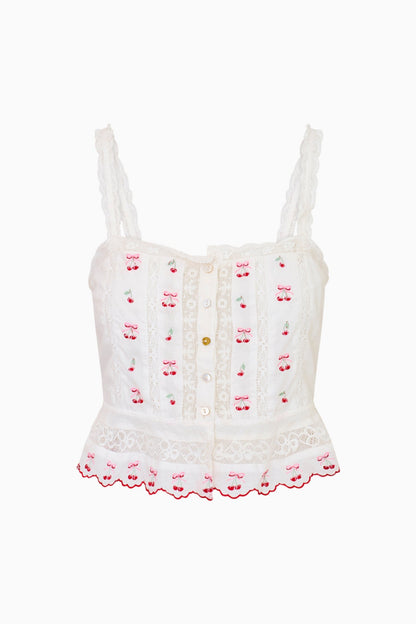 Vietta Cotton Cherry Top
