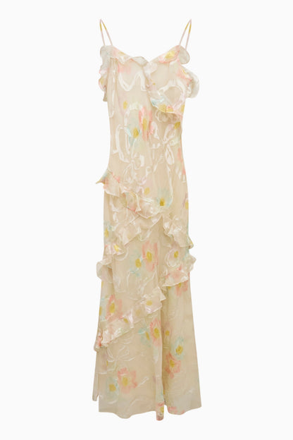 Girls Mini Rialto Silk-Blend Dress
