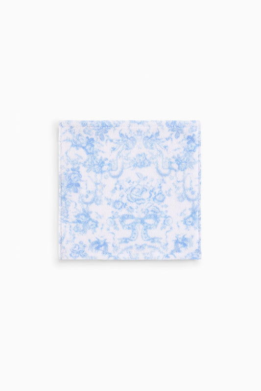 Cotton Wash Cloth - NANTUCKET BLUE